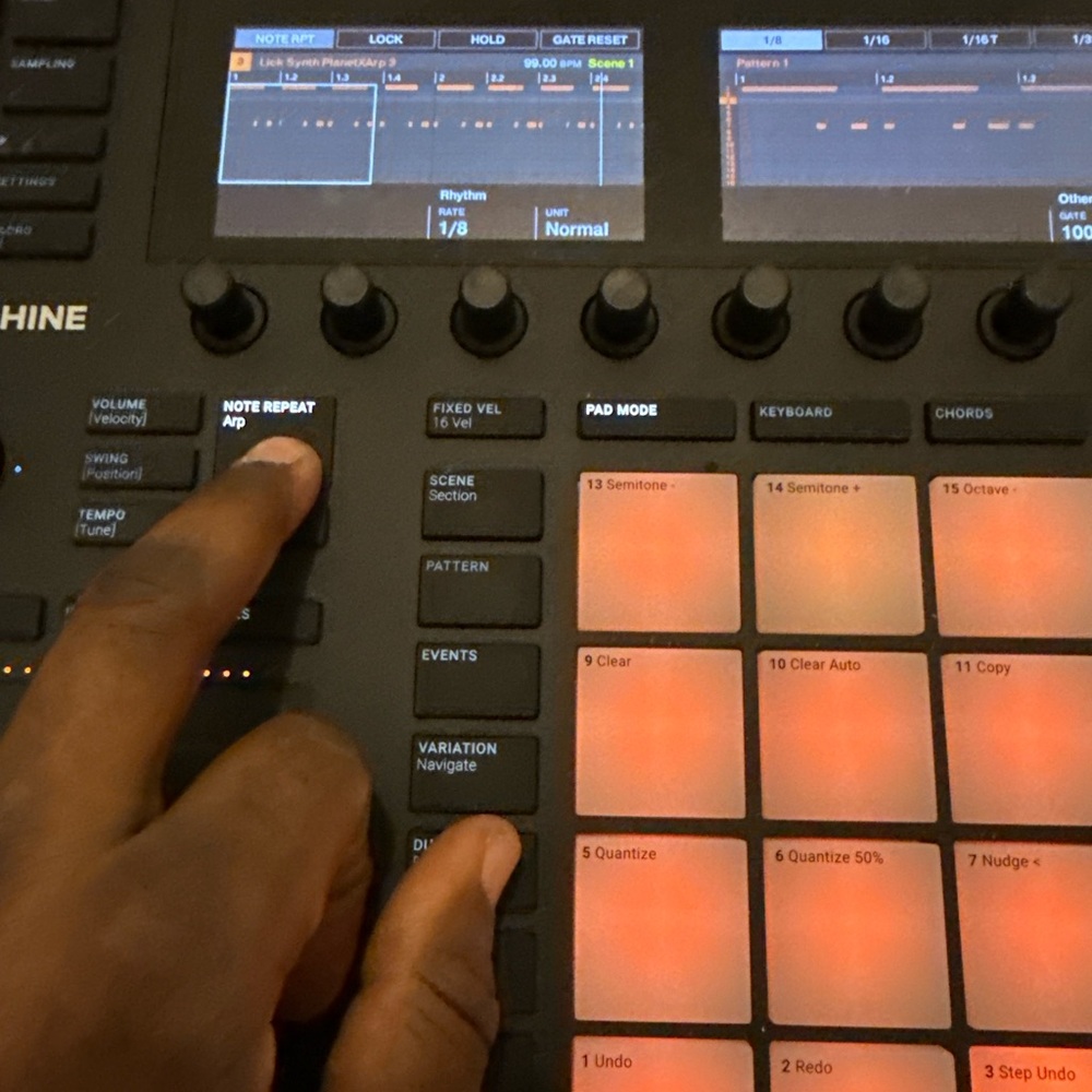 Native Black and Orange Audio Controller